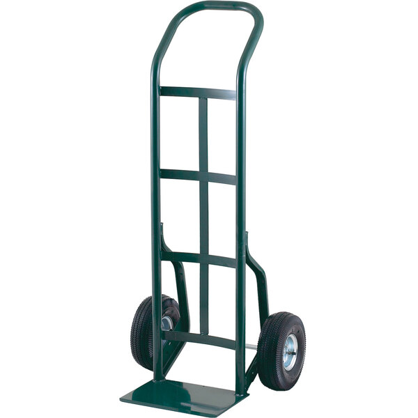 Harper 30T16 Continuous Handle 800 lb. Steel Hand Truck with 10" x 3 1/2" Pneumatic Wheels