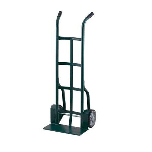 Harper 25T56 Dual Handle 900 lb. Steel Hand Truck with Fenders and 8" x 2 1/4" Balloon Cushion Wheels