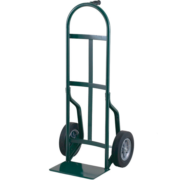 Harper 46T60 Continuous Single Pin Handle 800 lb. Steel Hand Truck with 10" x 2 1/2" Solid Rubber Wheels