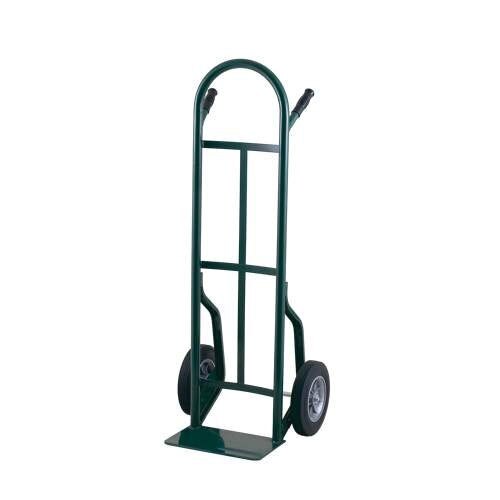 Harper 53T85 Continuous Dual Pin Handle 600 lb. Steel Hand Truck with 8" x 2" Solid Rubber Wheels