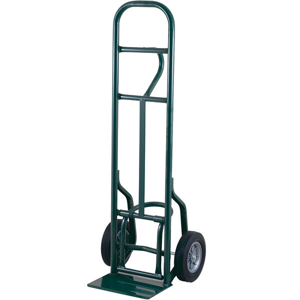Harper 5814 Loop Handle 800 lb. Tall Steel Eze Off Hand Truck with 8" x 2 1/4" Solid Rubber Wheels