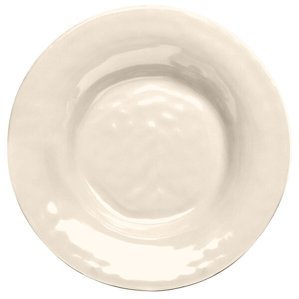 Elite Global Solutions D9PB Tuscany 14 oz. Antique White Melamine Soup / Pasta Bowl - 6/Case