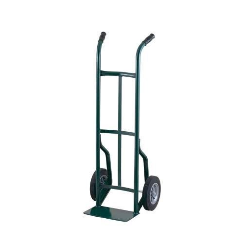 Harper 50T77 Dual Handle 600 lb. Steel Hand Truck with 8" x 1 5/8" Mold-On Rubber Wheels