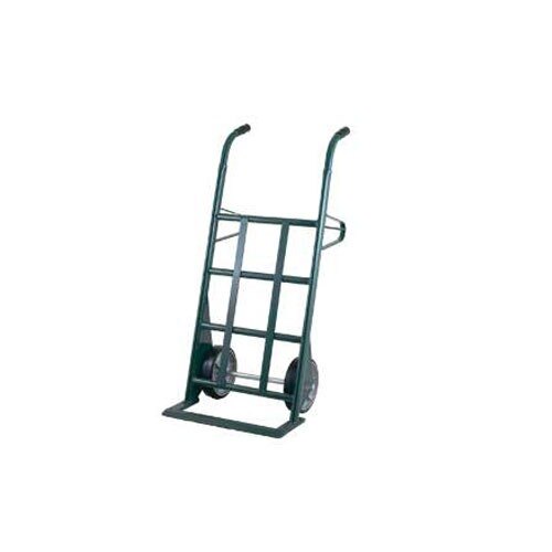 Harper AM253W87 Dual Handle 1500 lb. Hand Truck with 10" x 2 1/2" Mold-On Rubber Wheels