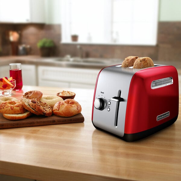 KitchenAid KMT2115ER Empire Red 2 Slice Toaster With Manual Lift