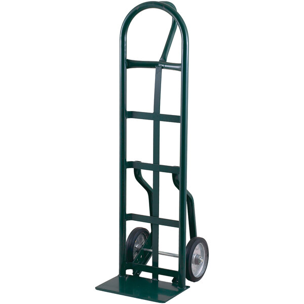 Harper 56NT77 Loop Handle 800 lb. Narrow Frame Steel Hand Truck with 8" x 1 5/8" Mold-On Rubber Wheels