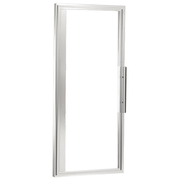 True 933719 Left Hinged Glass Door Assembly with Stainless Steel Frame - 25 1/2" x 54 1/4"