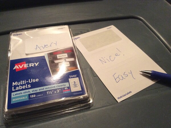 thumbnail image 2 of Avery 05440 Print Or Write Removable Multi-Use Labels, 1-1/2 X 3, White, 150/Pac 2 of 13
