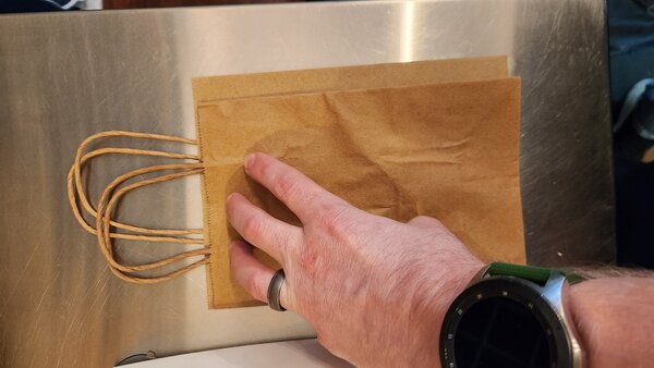 500 Paper Shopping Bags - Natural Kraft 10x5x13 Retail Merchandise Handles By ProLine