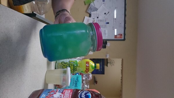 thumbnail image 2 of Estilo Mason Jar With Handle And Straw 2 of 12