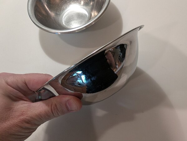 thumbnail image 2 of Vollrath 87414 Stainless Steel Small Surgical Sponge Bowl - 3x6.25, Mixing Bowl 2 of 6
