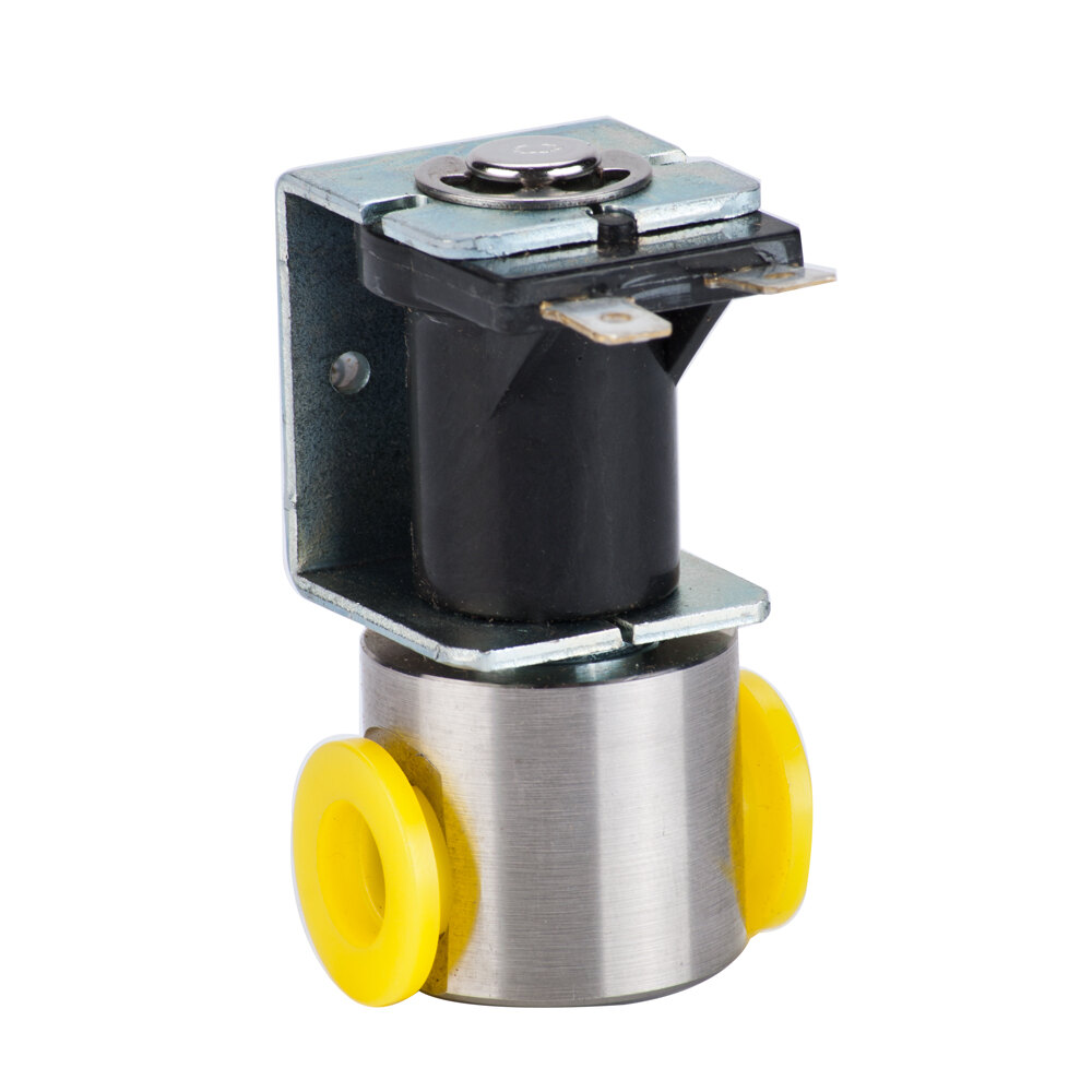 Atlantic Valves 1/8" 120V AC Plastic Electric Solenoid Valve – N/C For Water & Air, R/O Systems