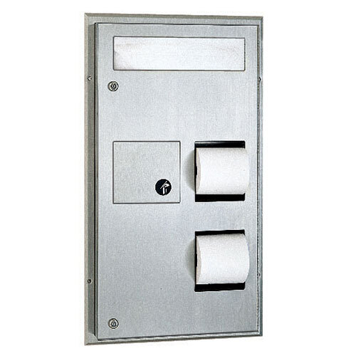Bobrick B357 ClassicSeries Partition Mounted Seat Cover Dispenser with