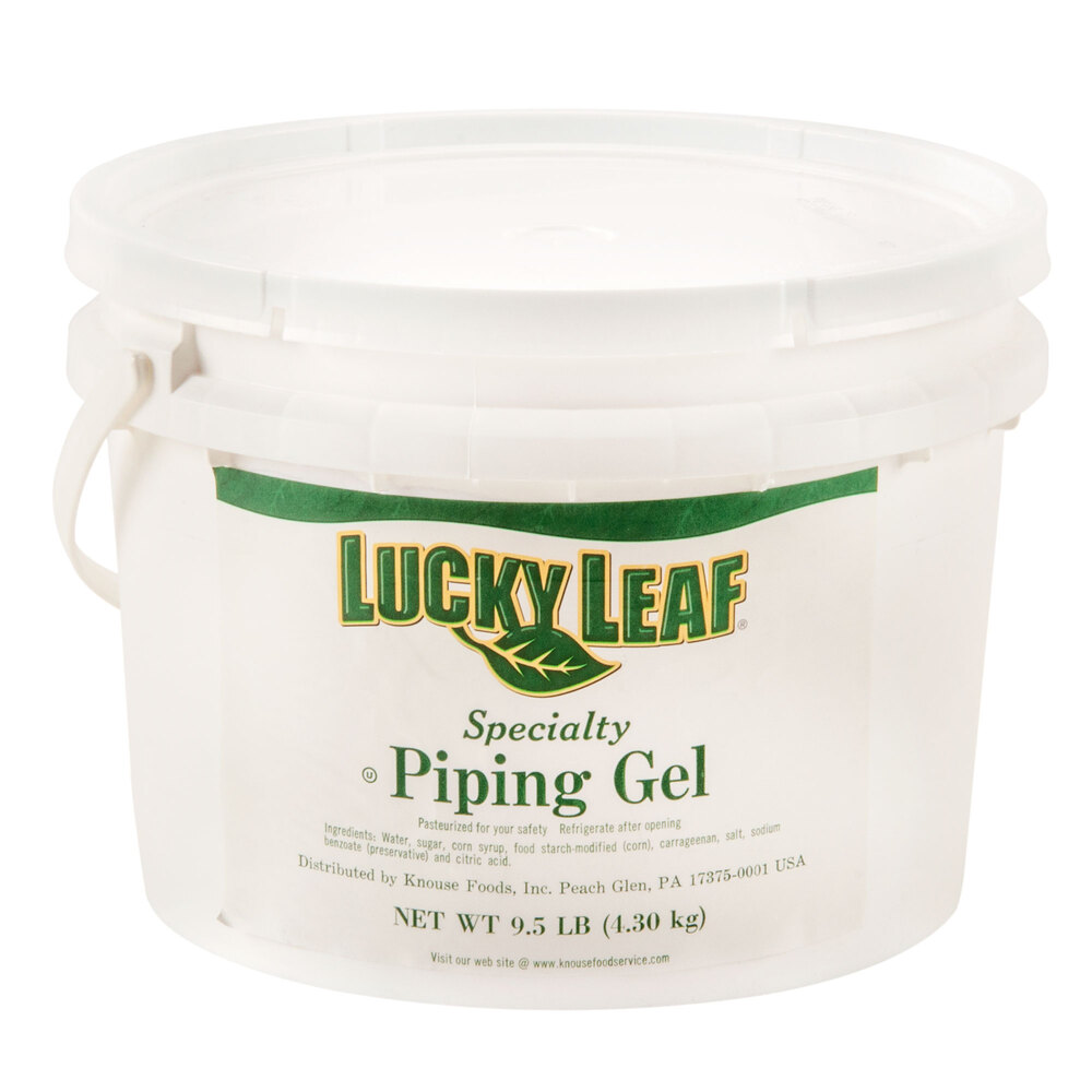 Lucky Leaf Clear Specialty Piping Gel 9.5 lb. Pail