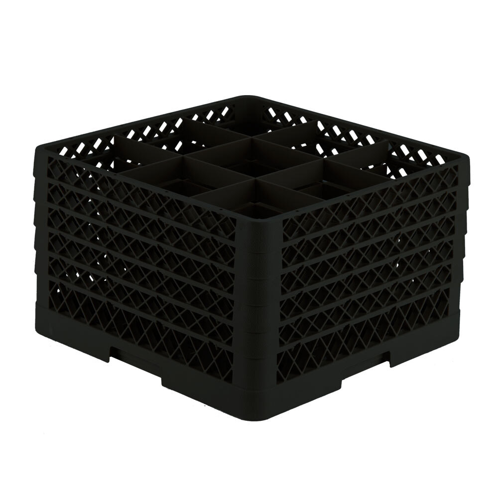 Vollrath TR10FFFFA Traex® FullSize Black 11" Glass Rack