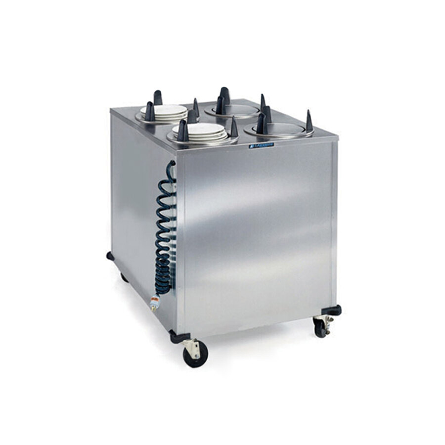 Lakeside 6407 Stainless Steel Mobile Enclosed Four Stack Heated Dish