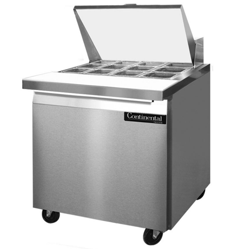 Continental Refrigerator SW3212M 32" 1 Door Mighty Top Refrigerated