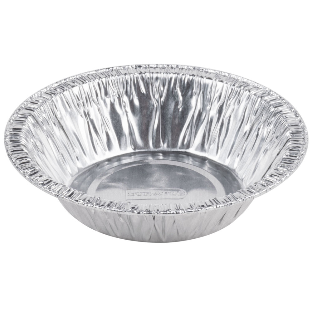 D&W Fine Pack B16 4 7/8" Foil Tart Pan 1 1/4" Deep 125/Pack