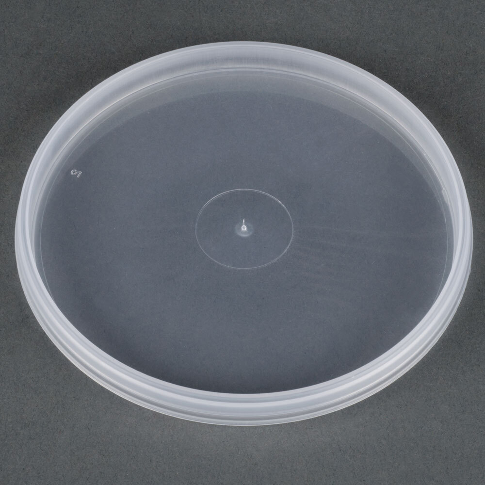 Dart SafeSeal 64 oz. Plastic Tamper-Resistant, Tamper-Evident Bowl with  Flat Lid - 100/Case