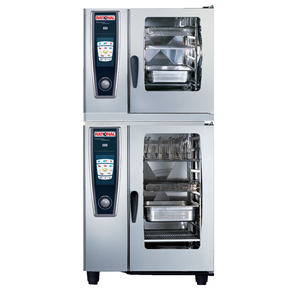 Rational 60.71.926 Stacking Kit with Feet for 61 on 101 Combi Duo Ovens