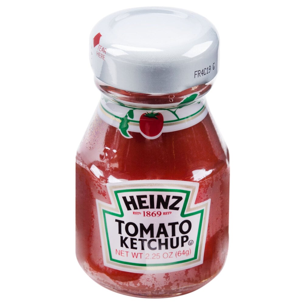 Heinz Ketchup 2.25 oz. Mini Bottle - 60/Case