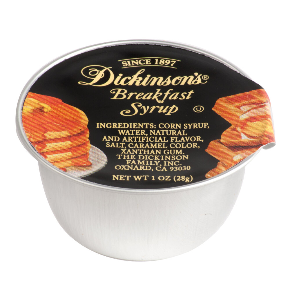 Dickinson's Breakfast Syrup 1 oz. Portion Cup 100/Case