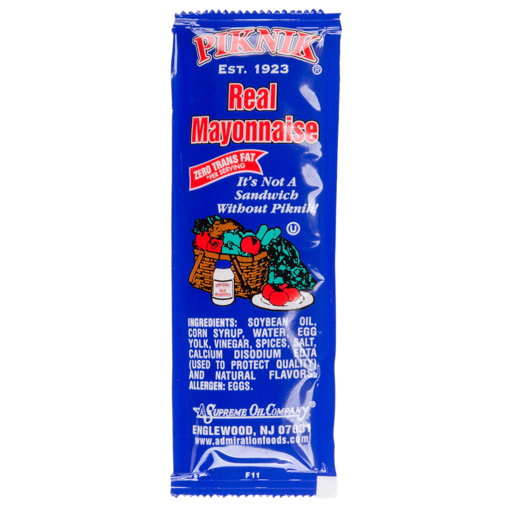 Mayonnaise 9 Gram Portion Packets 200/Case