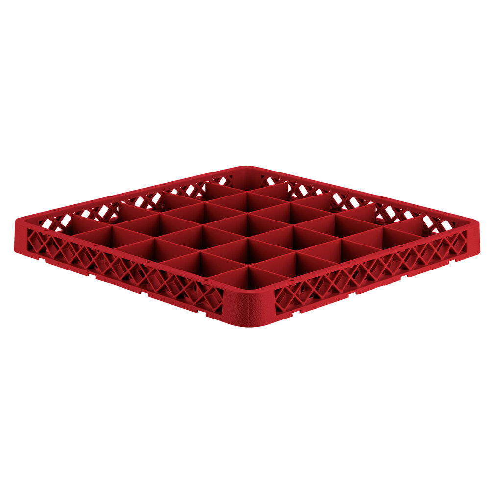 Vollrath TRB02 Traex® FullSize Red 25 Compartment Glass Rack Extender