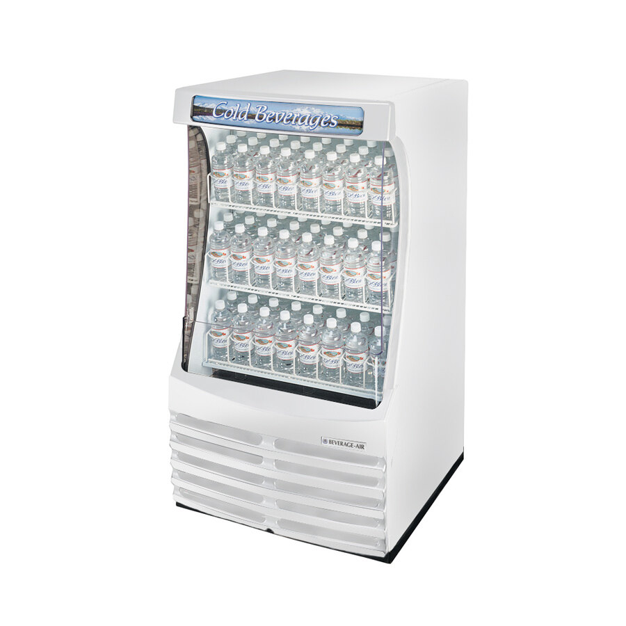 BeverageAir BZ131W 30" White Breeze Open Refrigerated Display Case