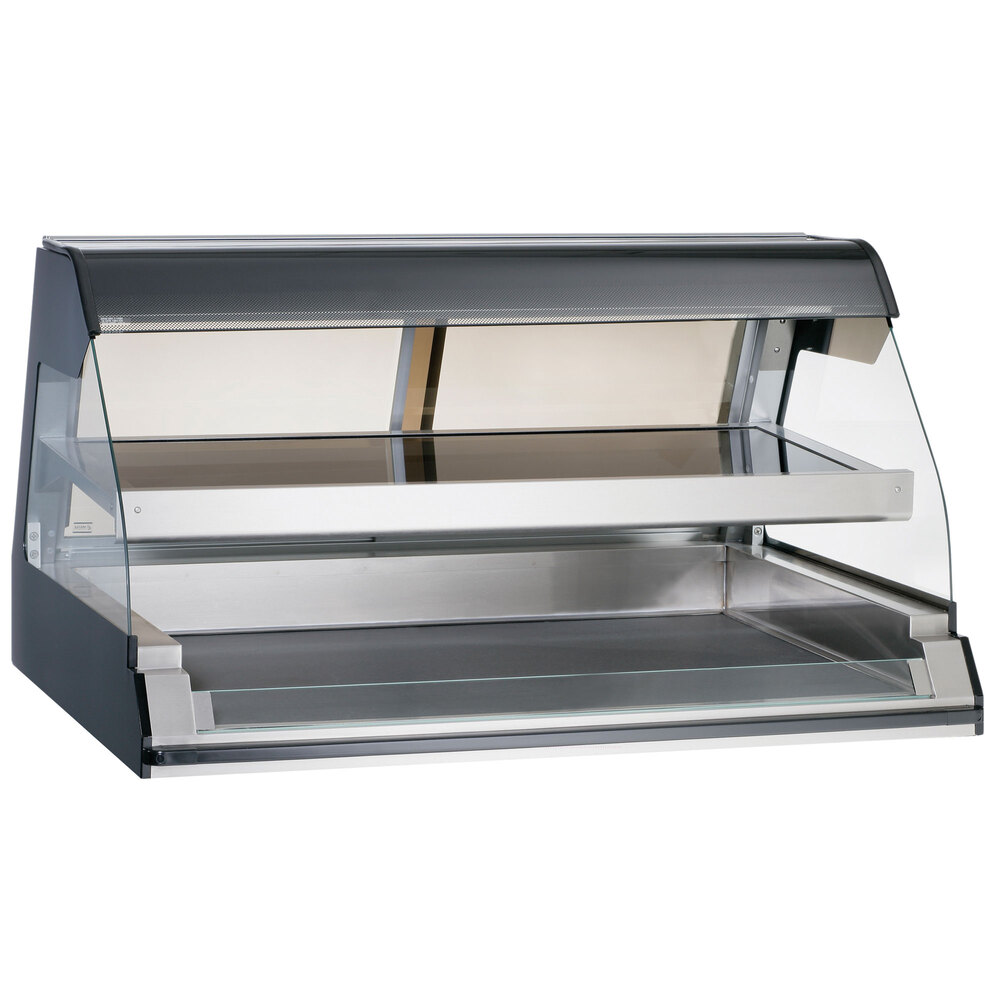 AltoShaam ED248/2S BK Black TwoTiered Heated Display Case with