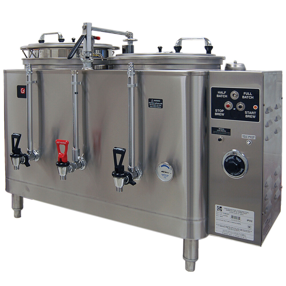 Grindmaster 7776E Twin 6 Gallon Automatic Mid Line Coffee Urn 120