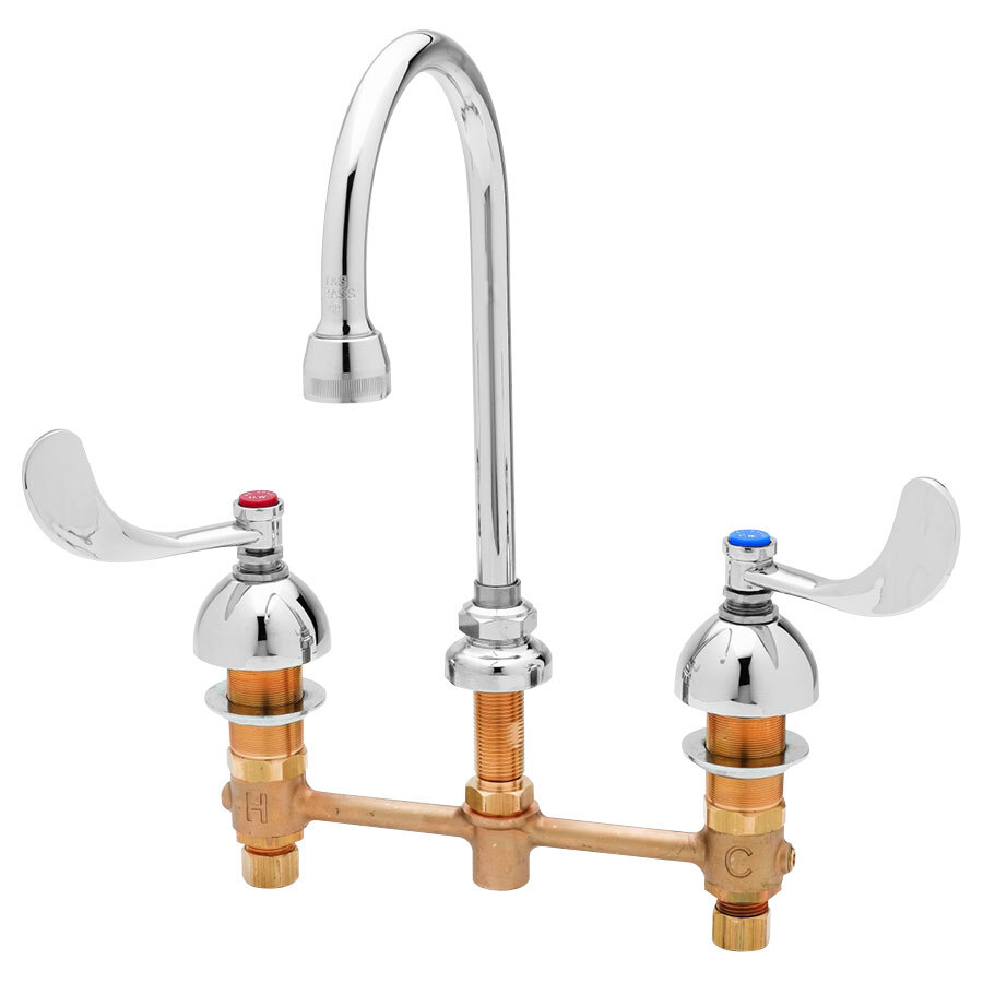 T&S B286601 EasyInstall Medical Lavatory Faucet with 8 3/4" Spread