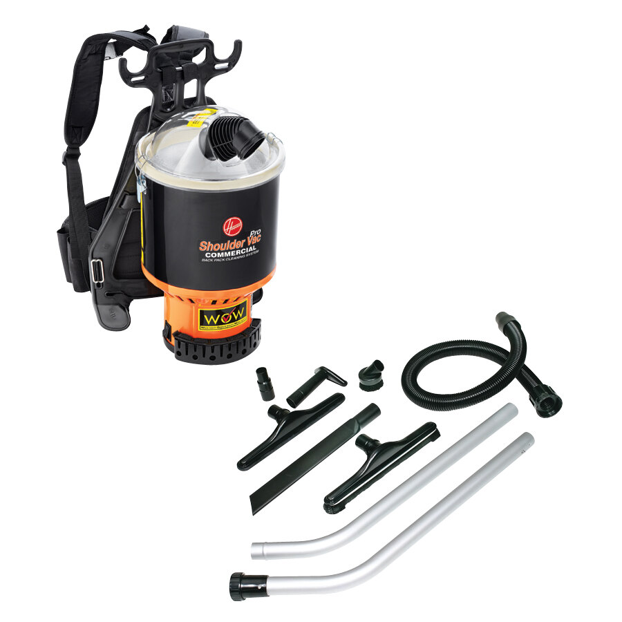 Hoover C2401 6.4 Qt. Commercial Backpack Vacuum Cleaner