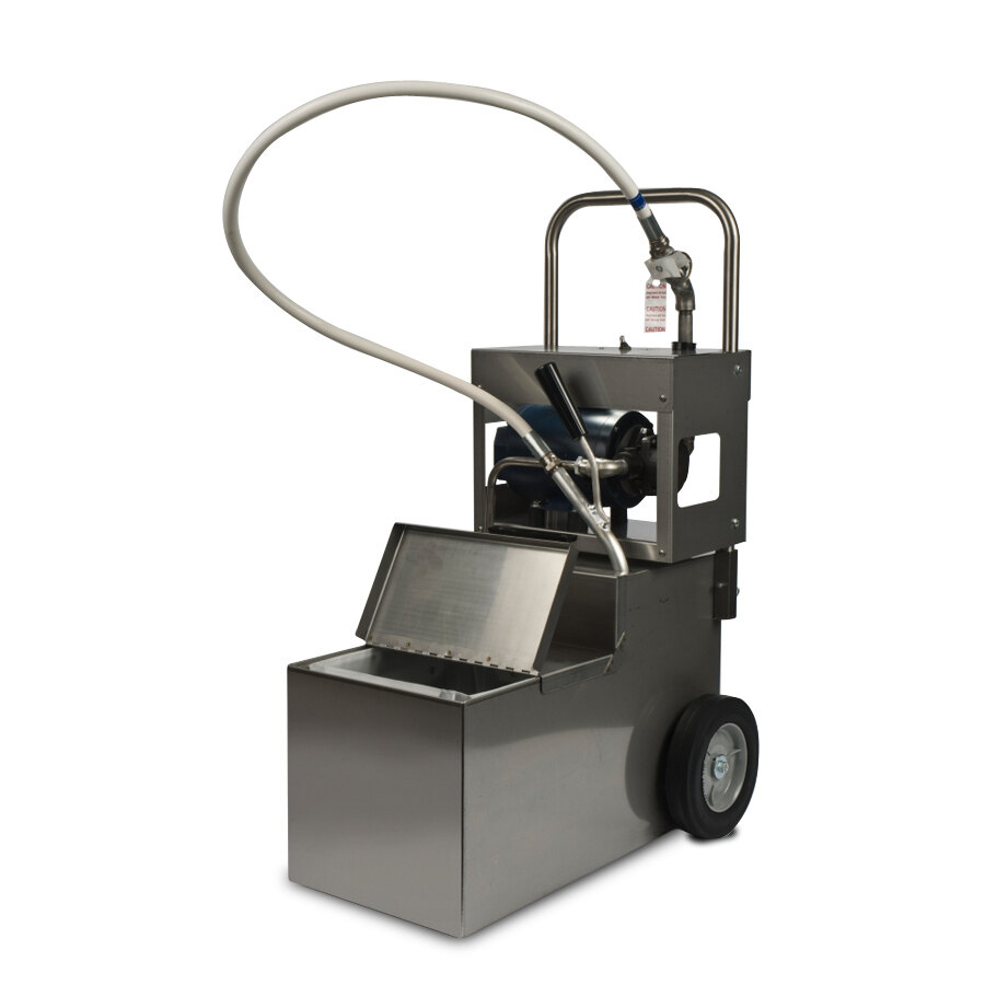 MirOil MOD 0800 85 lb. Fryer Oil Electric Filter Machine and Discard