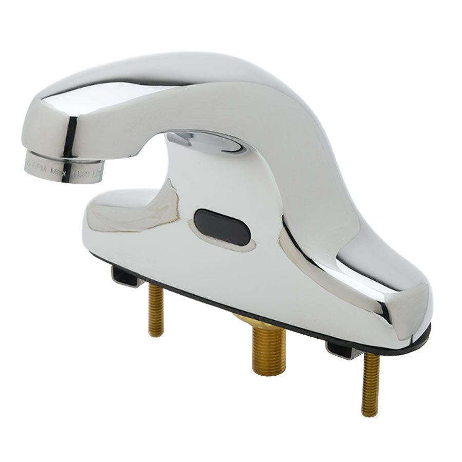 Equip by T&S 5EF2DDSVF05 Deck Mounted HandsFree Sensor Faucet with 5" Cast Spout and Vandal