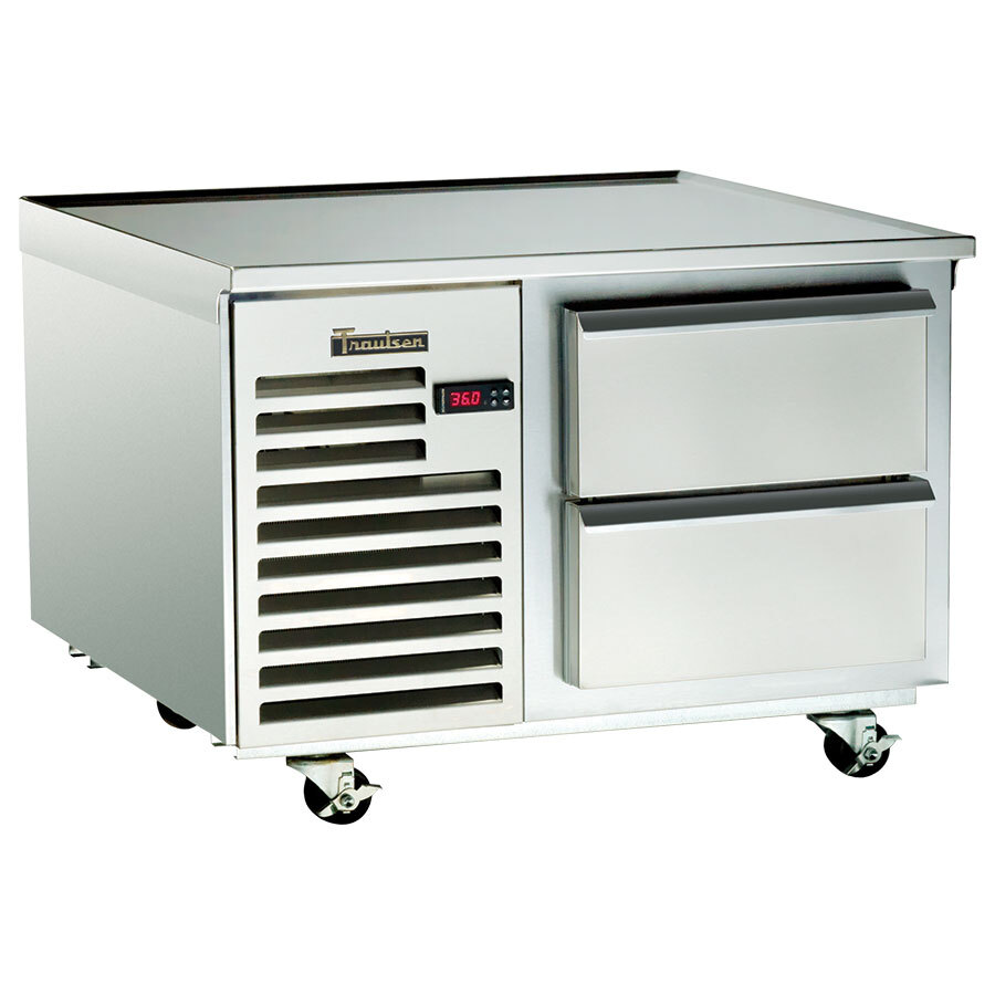 Traulsen TE036HT 2 Drawer 36" Refrigerated Chef Base Specification Line