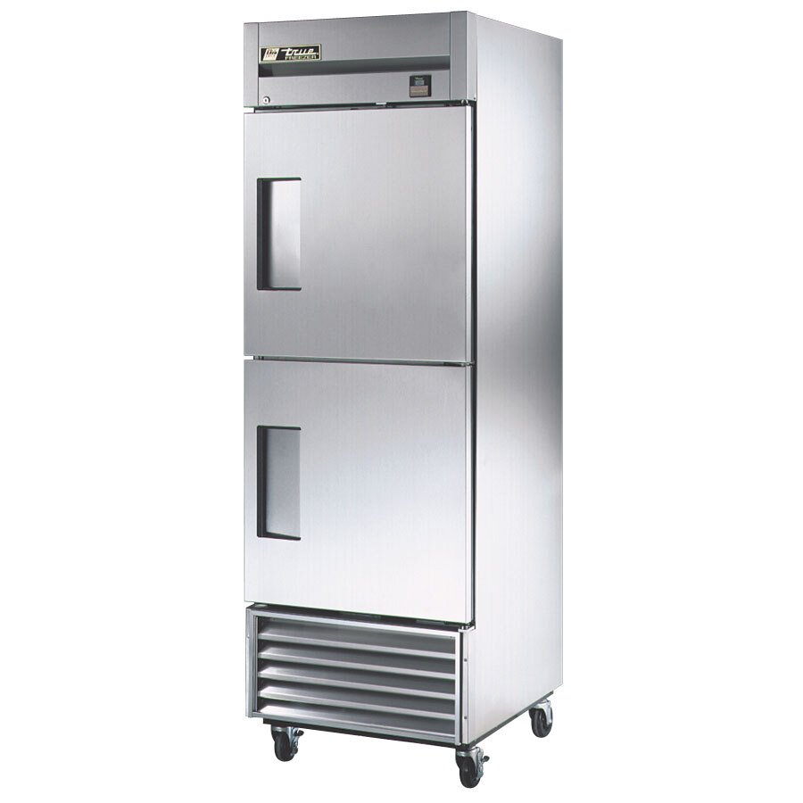 True TS23F2 Stainless Steel Single Section Half Door Reach In Freezer