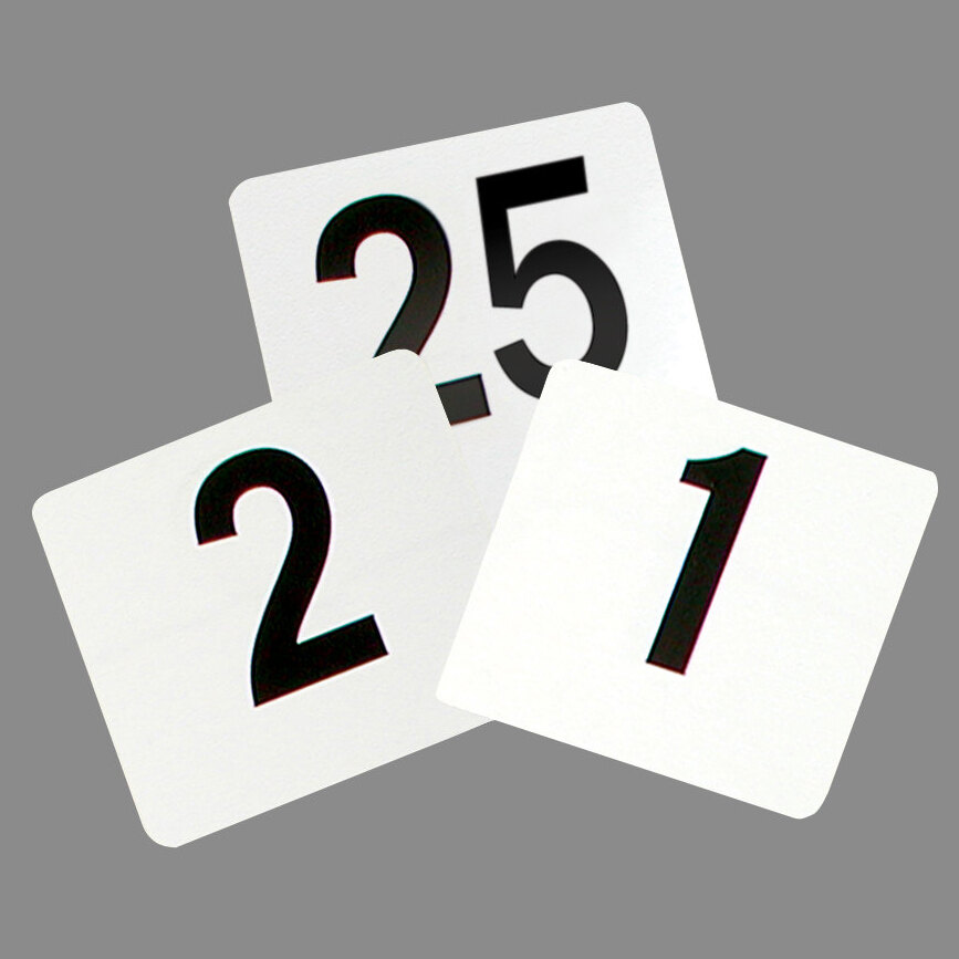 Plastic Table Number Set 1 to 50