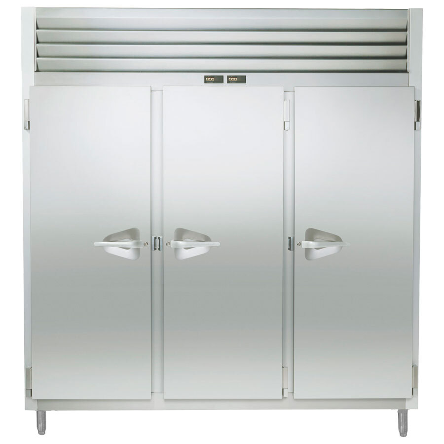 Traulsen RDT332WUTFHS Stainless Steel 69.3 Cu. Ft. Three Section Reach