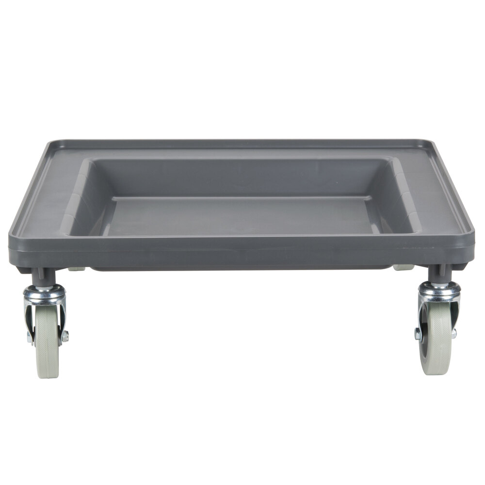 Noble Products Gray Dish Rack and Glass Rack Dolly