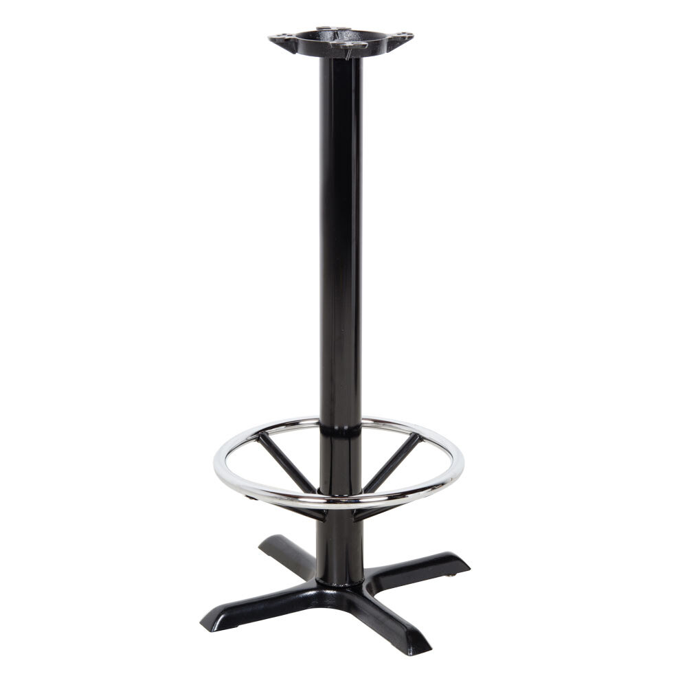 Lancaster Table & Seating 22" x 22" x 41" Black Metal Table Base with