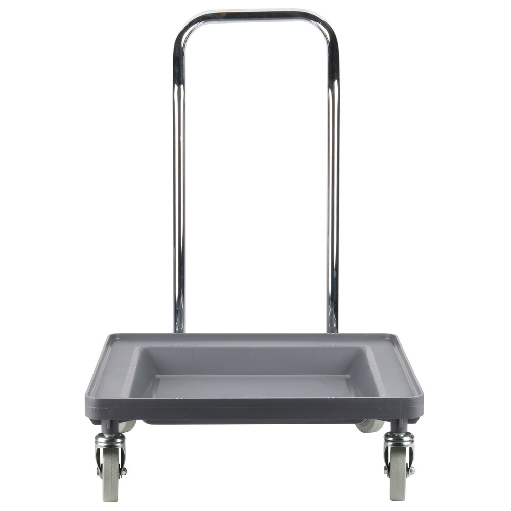 Noble Products Gray Dish Rack and Glass Rack Dolly with 31" Handle