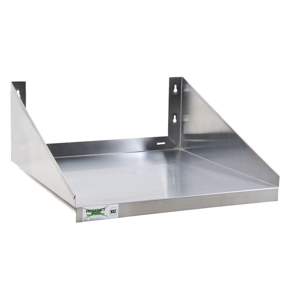 Regency 24" x 24" Stainless Steel Microwave Shelf