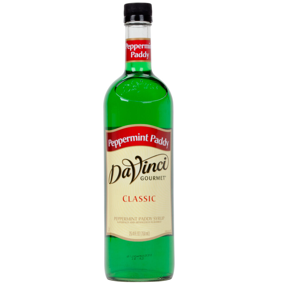 DaVinci Gourmet Classic 750 mL Peppermint Paddy Flavoring Syrup
