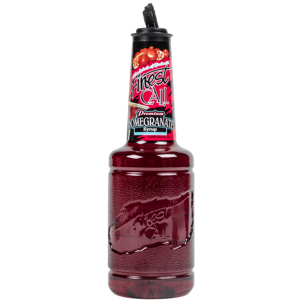 Finest Call 1 Liter Premium Pomegranate Syrup
