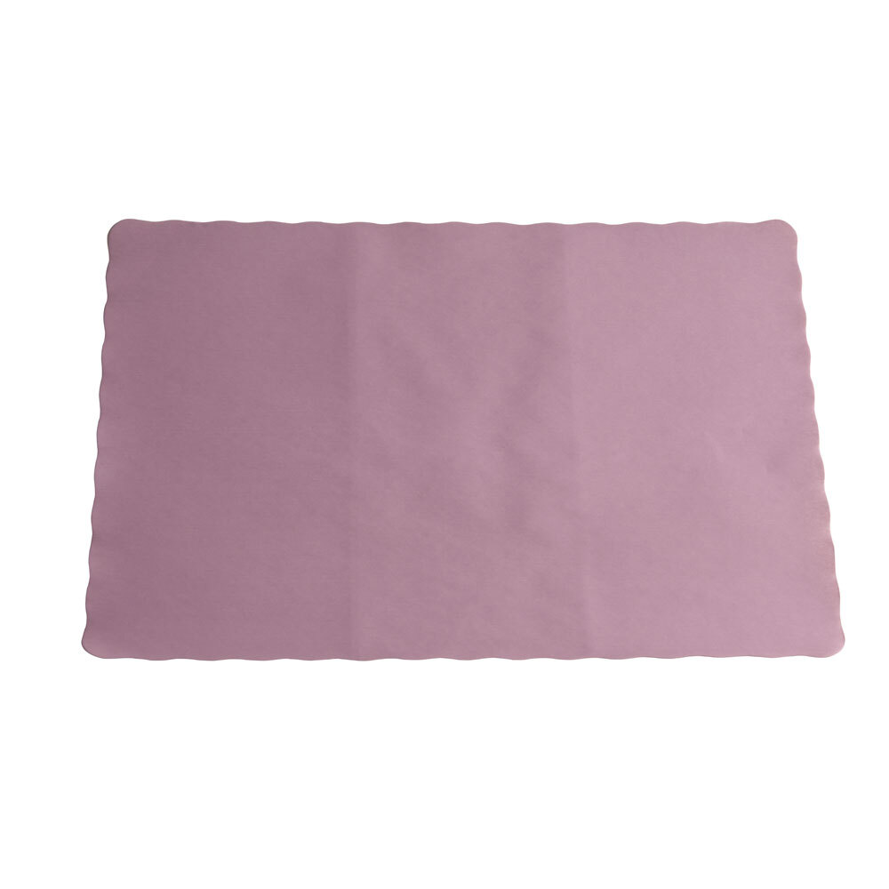 custom paper placemats scalloped edge