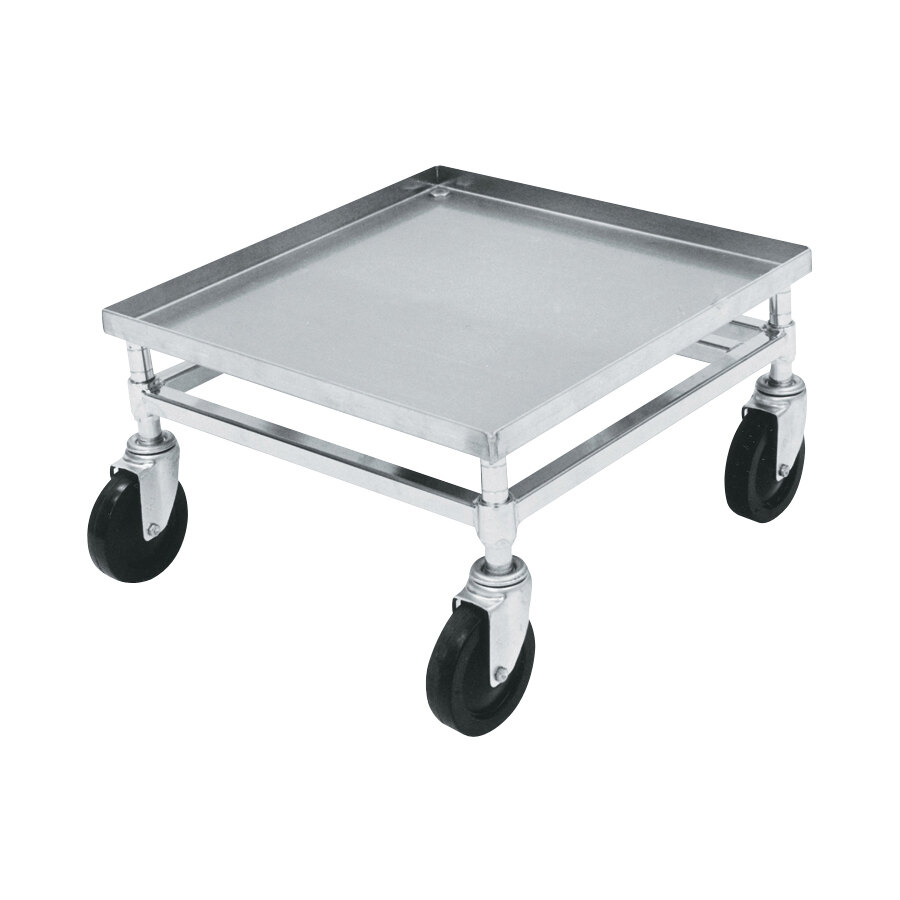 Metro D2121C Heavy Duty Aluminum Glass Rack Dolly, No Handle