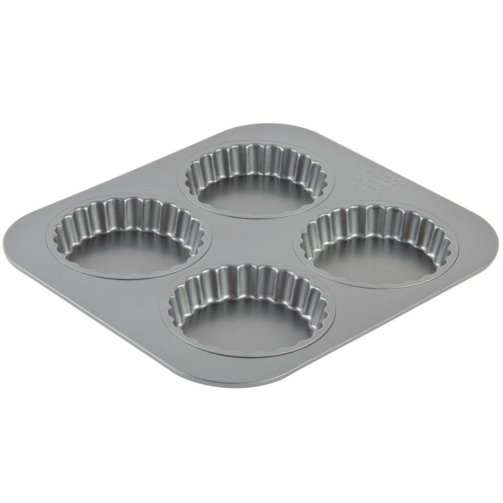 4 Compartment 3 1/2" NonStick Tart Pan