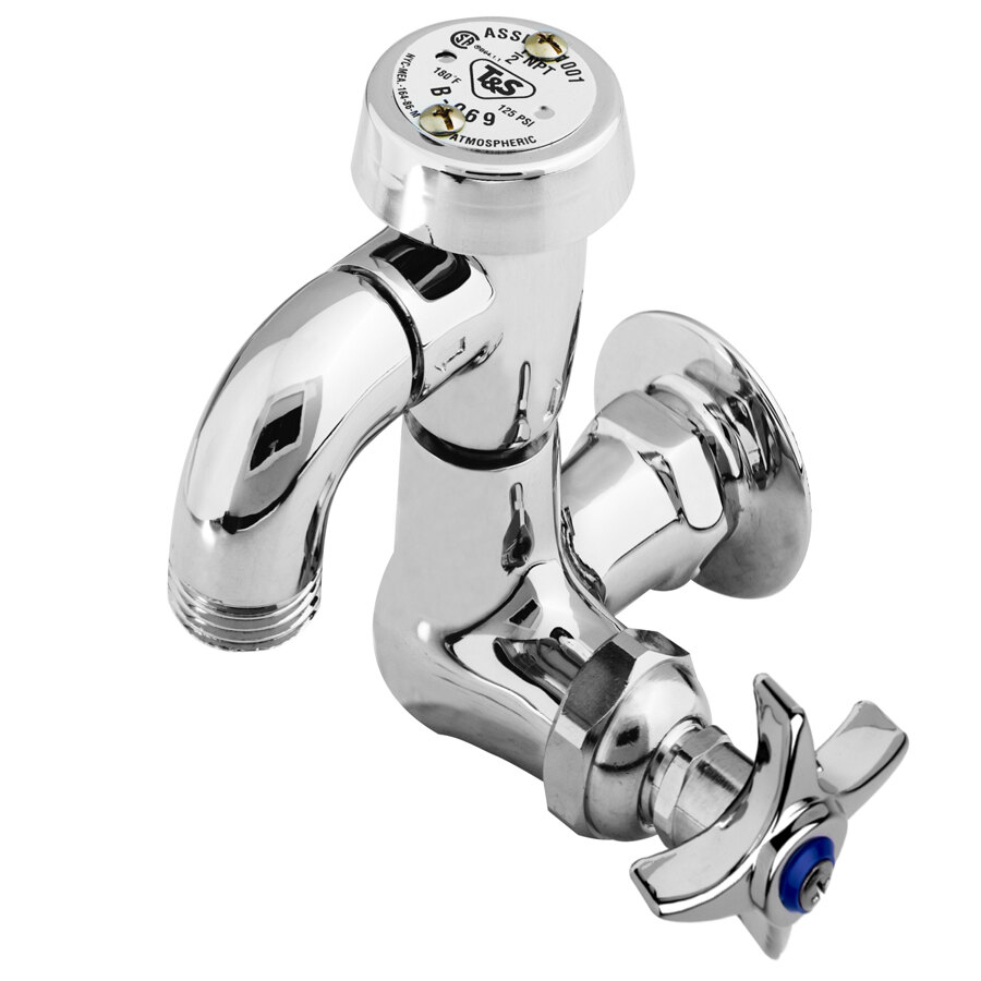 T&S B2301 Single Sink Faucet with 1/2" NPT Female Flanged Inlet