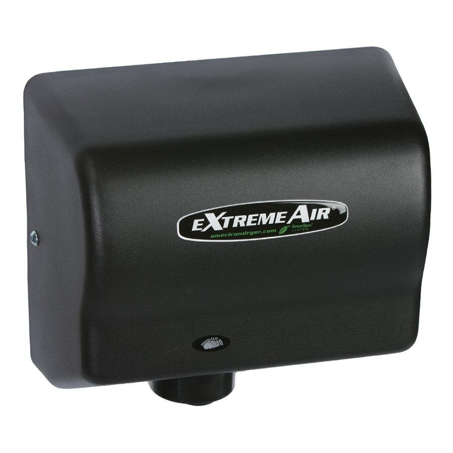 American Dryer EXT7BG ExtremeAir Automatic Unheated Hand Dryer with Steel Black Cover 100